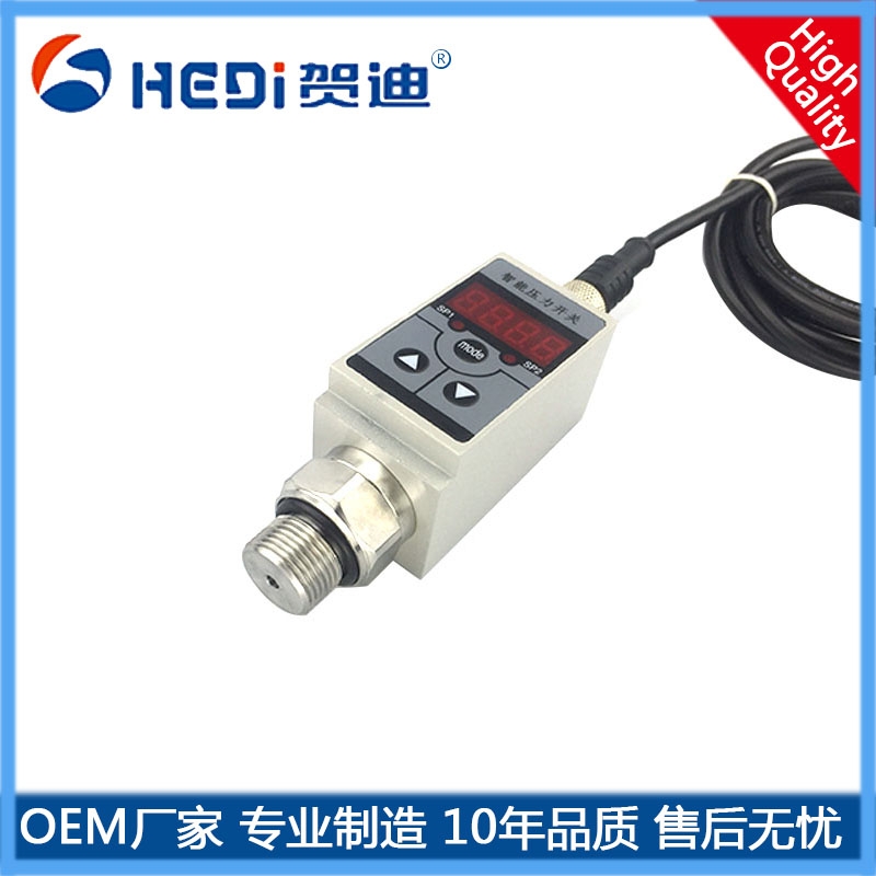 賀迪青海工廠供應壓力傳感器及智能壓力開關HDK102用于水電 數(shù)顯壓力控制