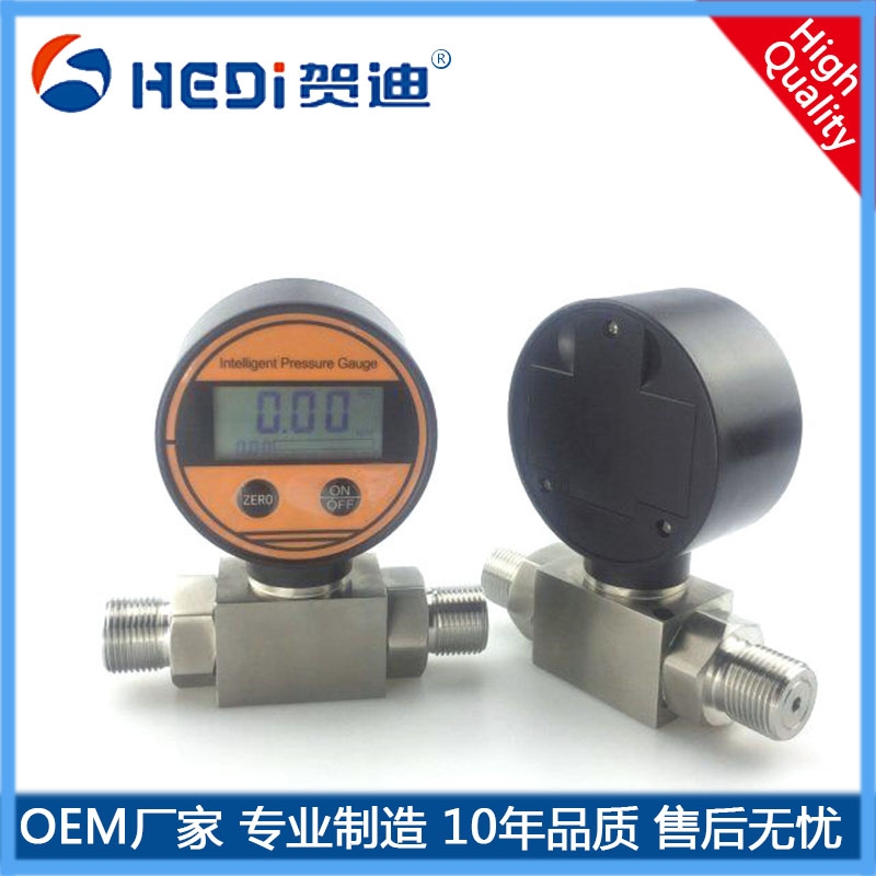 廣東賀迪智能電池?cái)?shù)字壓力表HDB108壓差表-智能電池?cái)?shù)字壓力表